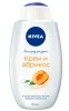 NIVEA гель-уход д/душа абрикос 750мл 80868